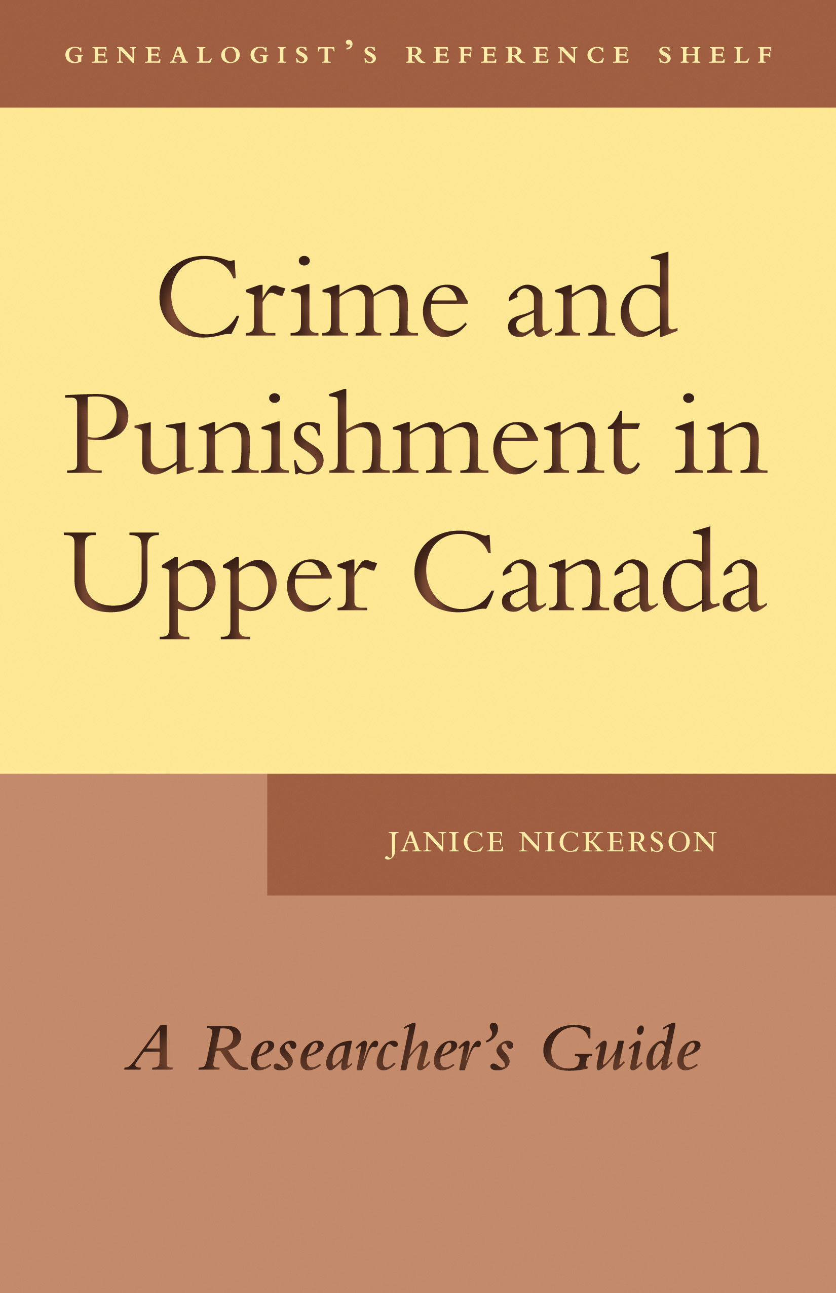 Crime and Punishment in Upper Canada