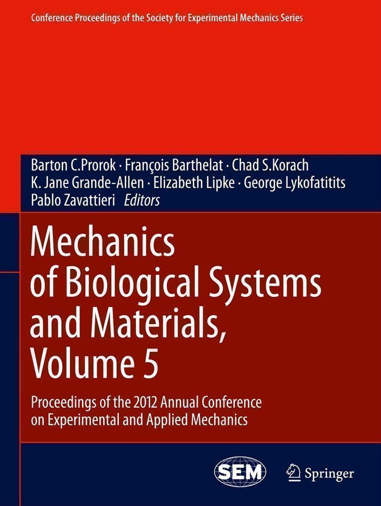 Cover image for Mechanics of Biological Systems and Materials, Volume 5