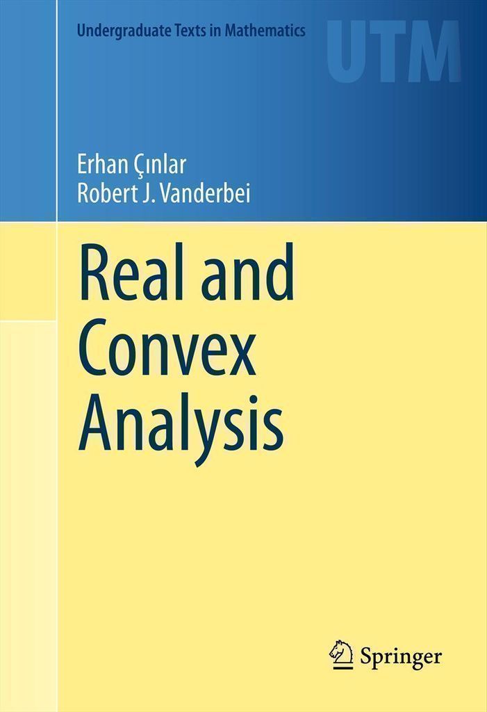 Cover image for Real and Convex Analysis