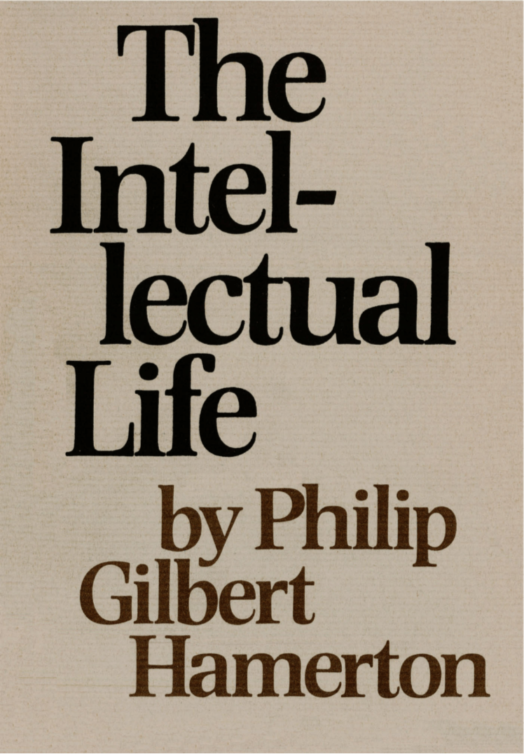 Cover image for Intellectual Life