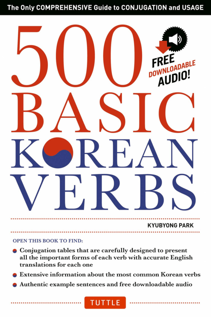 500 Basic Korean Verbs by: Kyubyong Park - 9781462917006