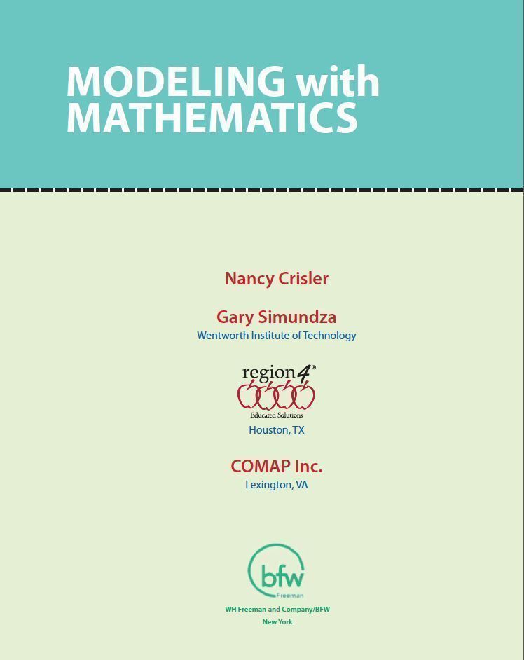 Modeling with Mathematics: A Bridge to Algebra II