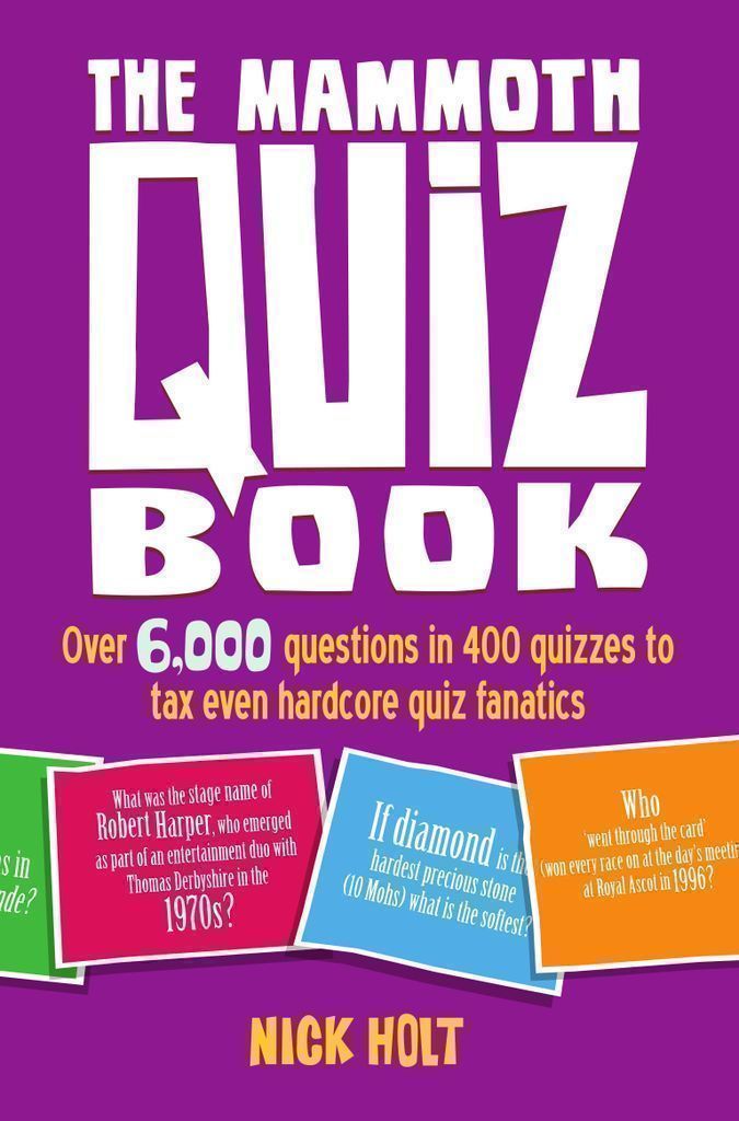 Cover image for The Mammoth Quiz Book