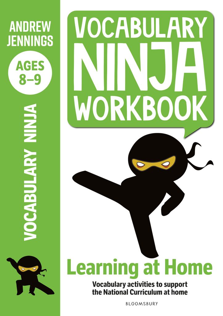 Cover image for Vocabulary Ninja Workbook for Ages 8-9