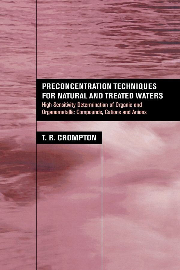 Cover image for Preconcentration Techniques for Natural and Treated Waters