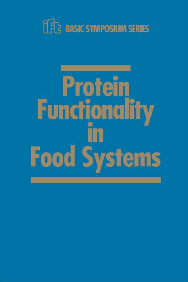 Cover image for Protein Functionality in Food Systems