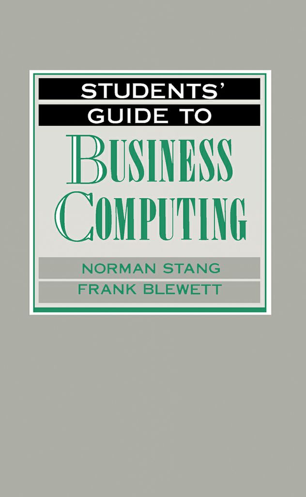Cover image for Students' Guide to Business Computing