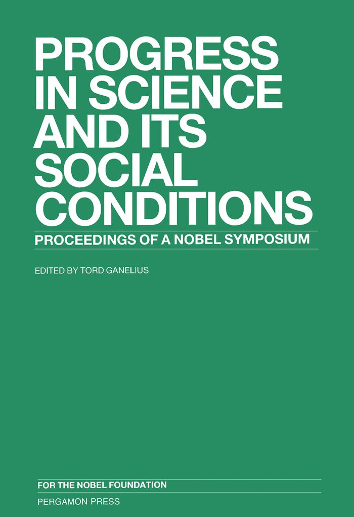Cover image for Progress in Science and Its Social Conditions