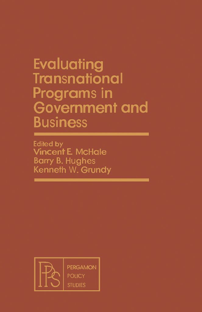 Cover image for Evaluating Transnational Programs in Government and Business