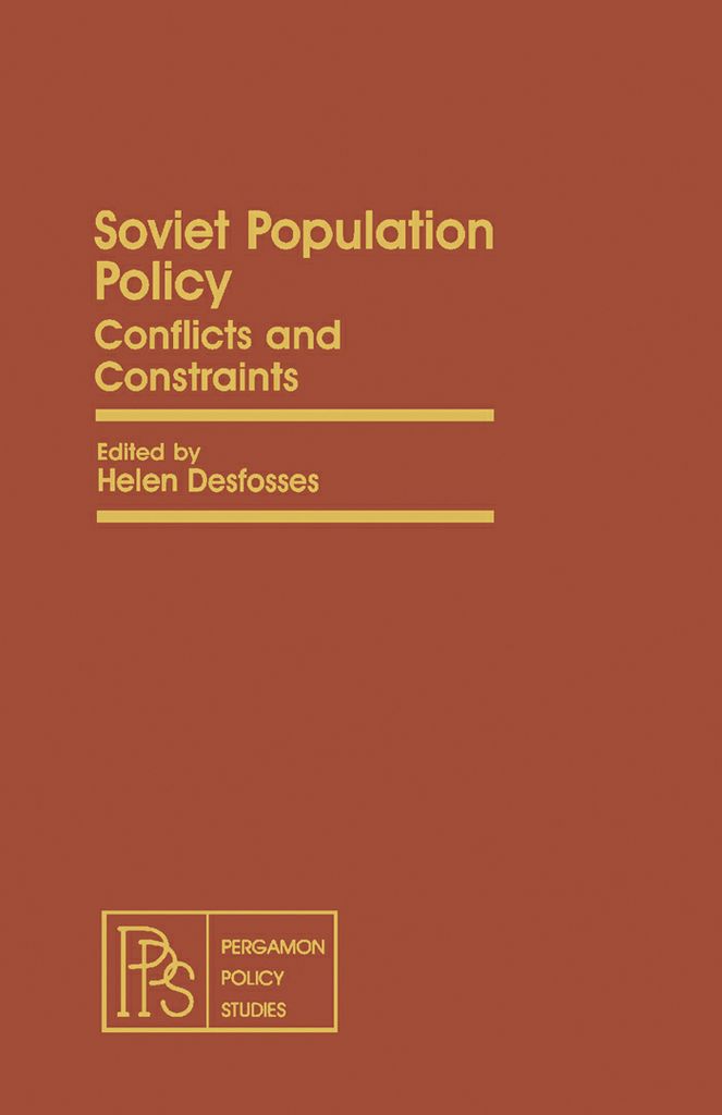 Cover image for Soviet Population Policy