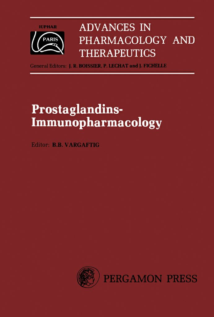 Cover image for Prostaglandins-Immunopharmacology