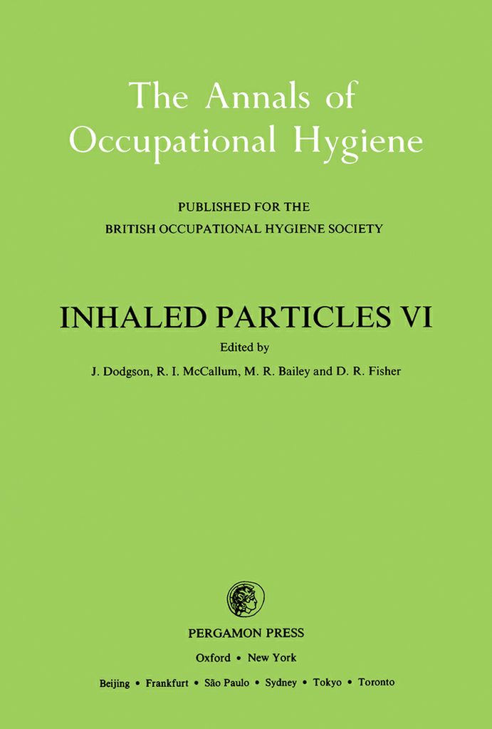 Cover image for Inhaled Particles VI