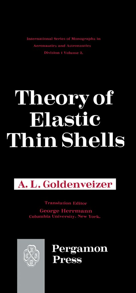 Cover image for Theory of Elastic Thin Shells