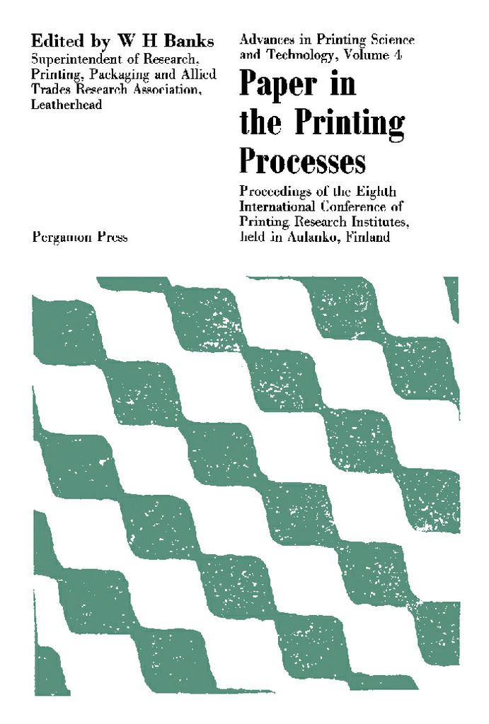 Cover image for Paper in the Printing Processes