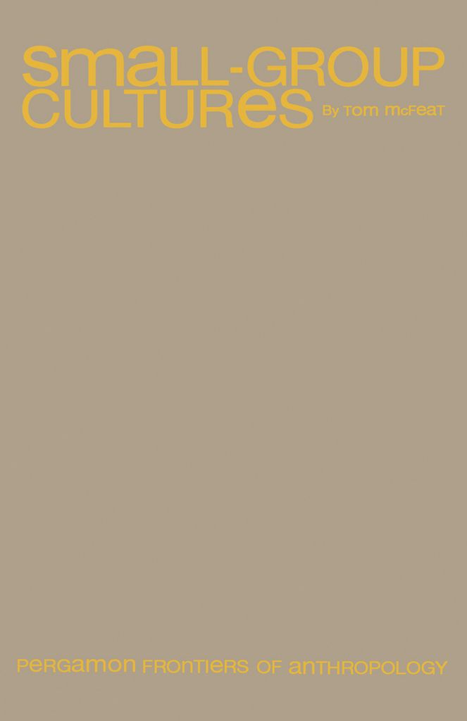 Cover image for Small-Group Cultures