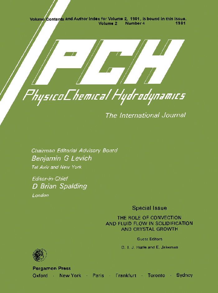 Cover image for The Role of Convection and Fluid Flow in Solidification and Crystal Growth