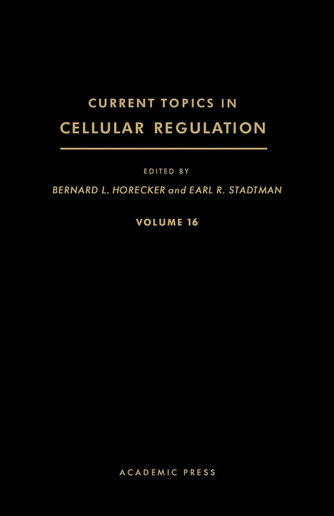 Cover image for Current Topics in Cellular Regulation