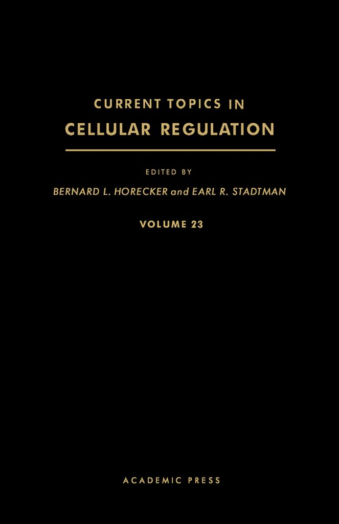 Cover image for Current Topics in Cellular Regulation