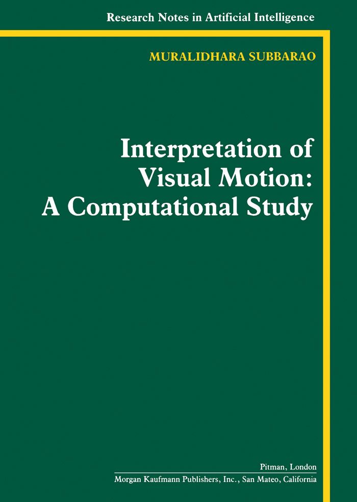 Cover image for Interpretation of Visual Motion