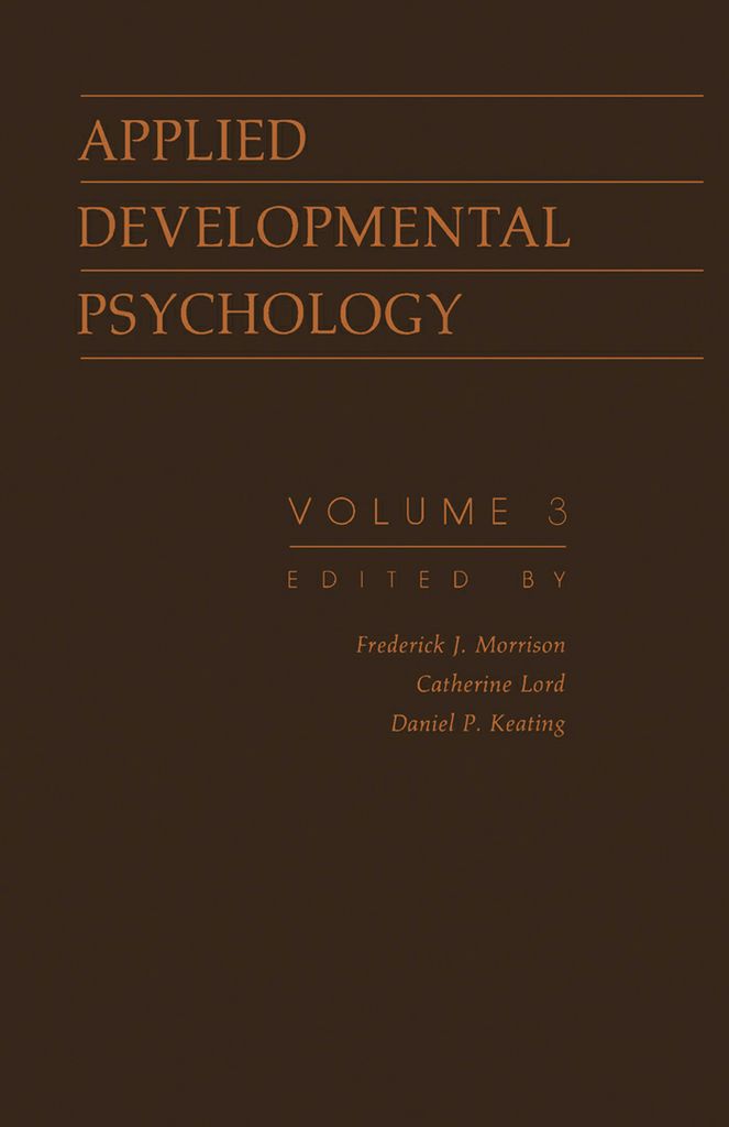 Cover image for Psychological Development in Infancy