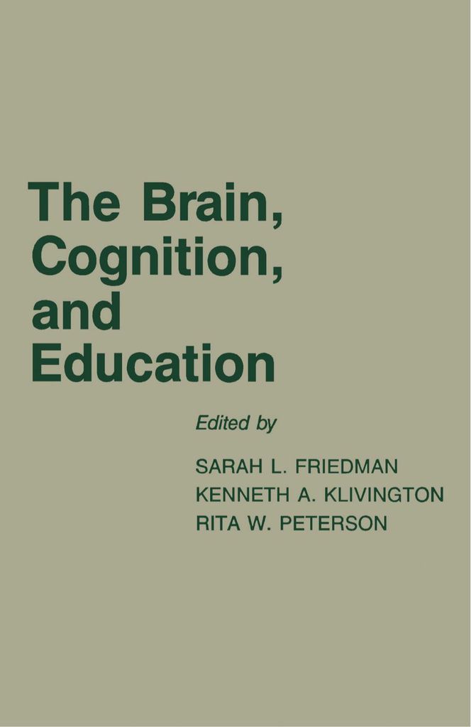 Cover image for The Brain, Cognition, and Education