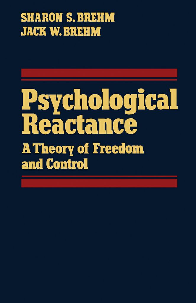 Cover image for Psychological Reactance