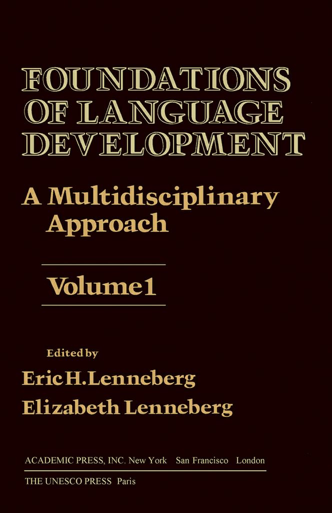 Cover image for Foundations of Language Development