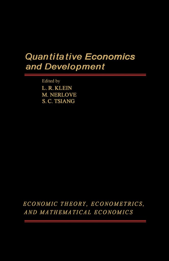 Cover image for Quantitative Economics and Development