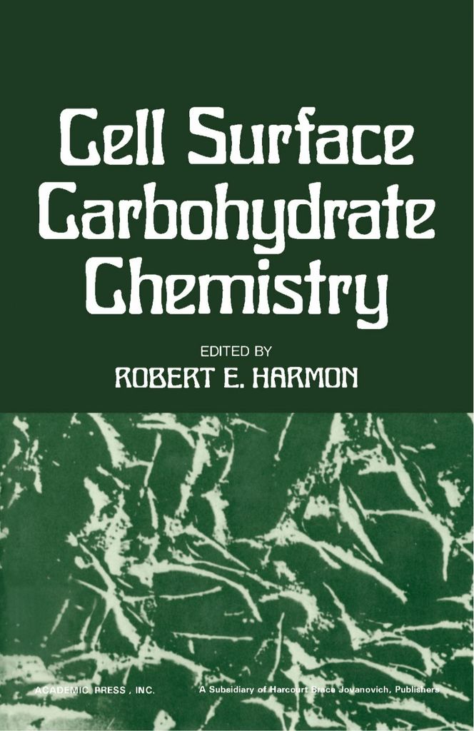 Cover image for Cell Surface Carbohydrate Chemistry