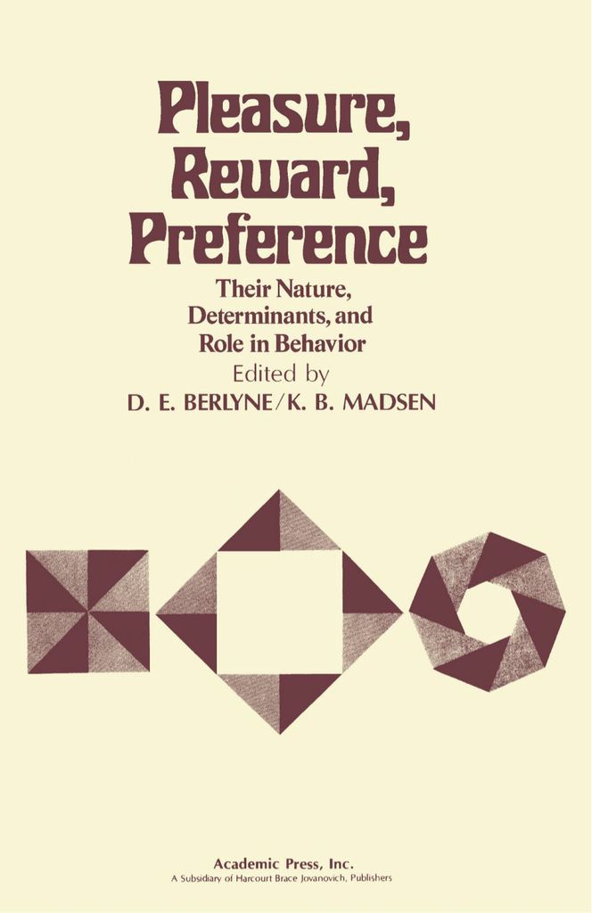 Cover image for Pleasure, Reward, Preference