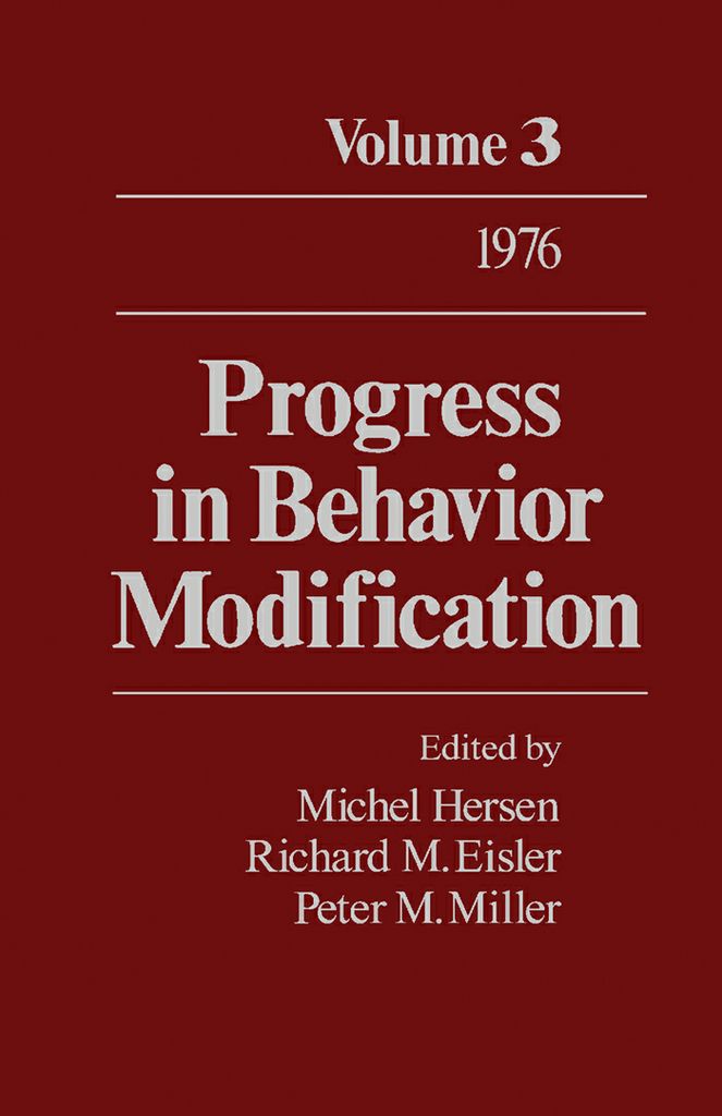 Cover image for Progress in Behavior Modification