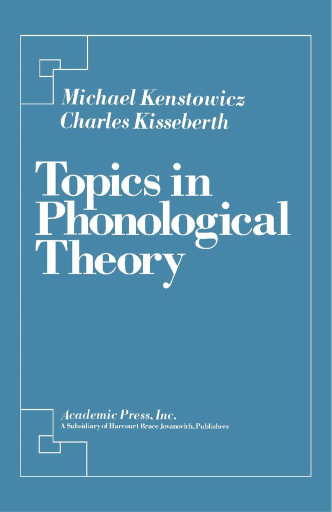 Cover image for Topics in Phonological Theory