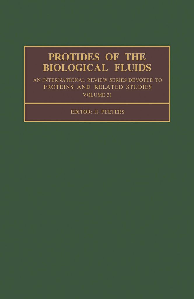 Cover image for Protides of the Biological Fluids