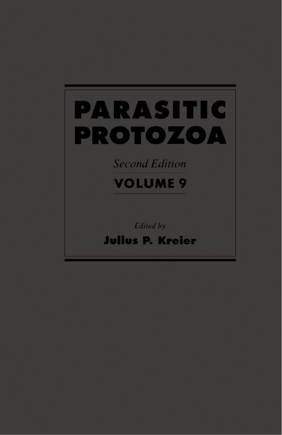 Cover image for Parasitic Protozoa