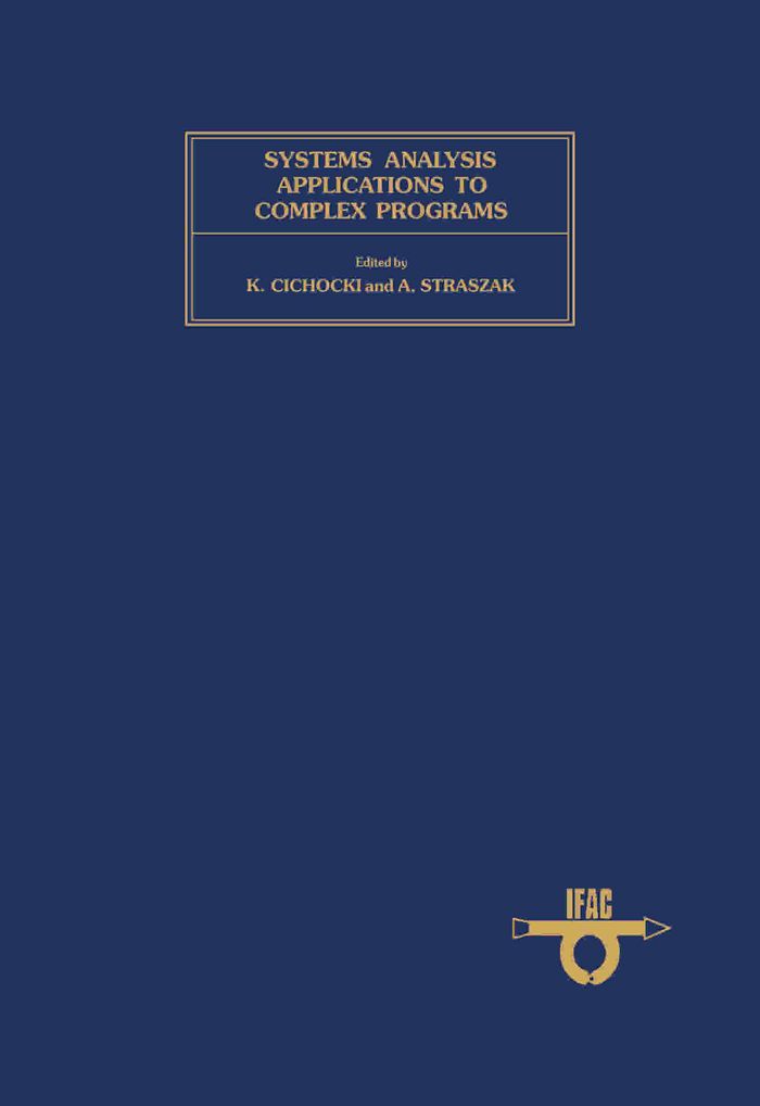 Cover image for Systems Analysis Applications to Complex Programs