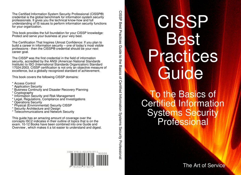 CISSP Best Practices Guide to the Basics of Certified Information Systems Security Professional