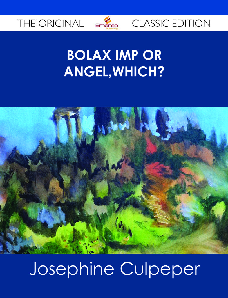 Bolax Imp or Angel鈥歐hich? - The Original Classic Edition