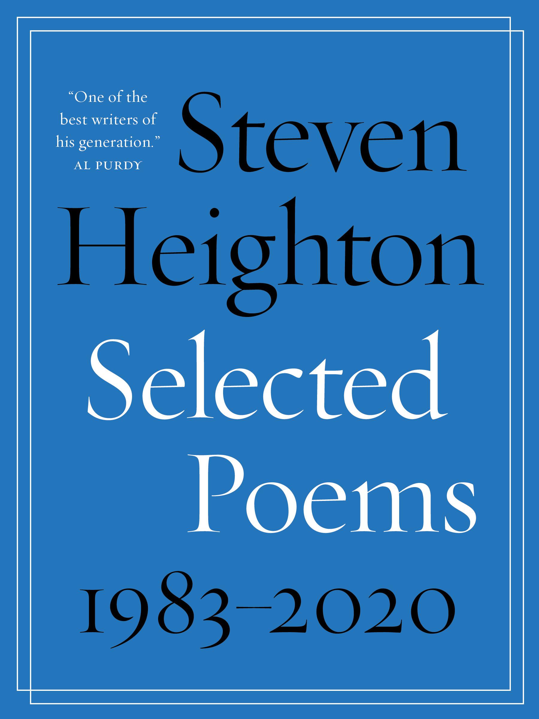 Cover image for Selected Poems 19832020