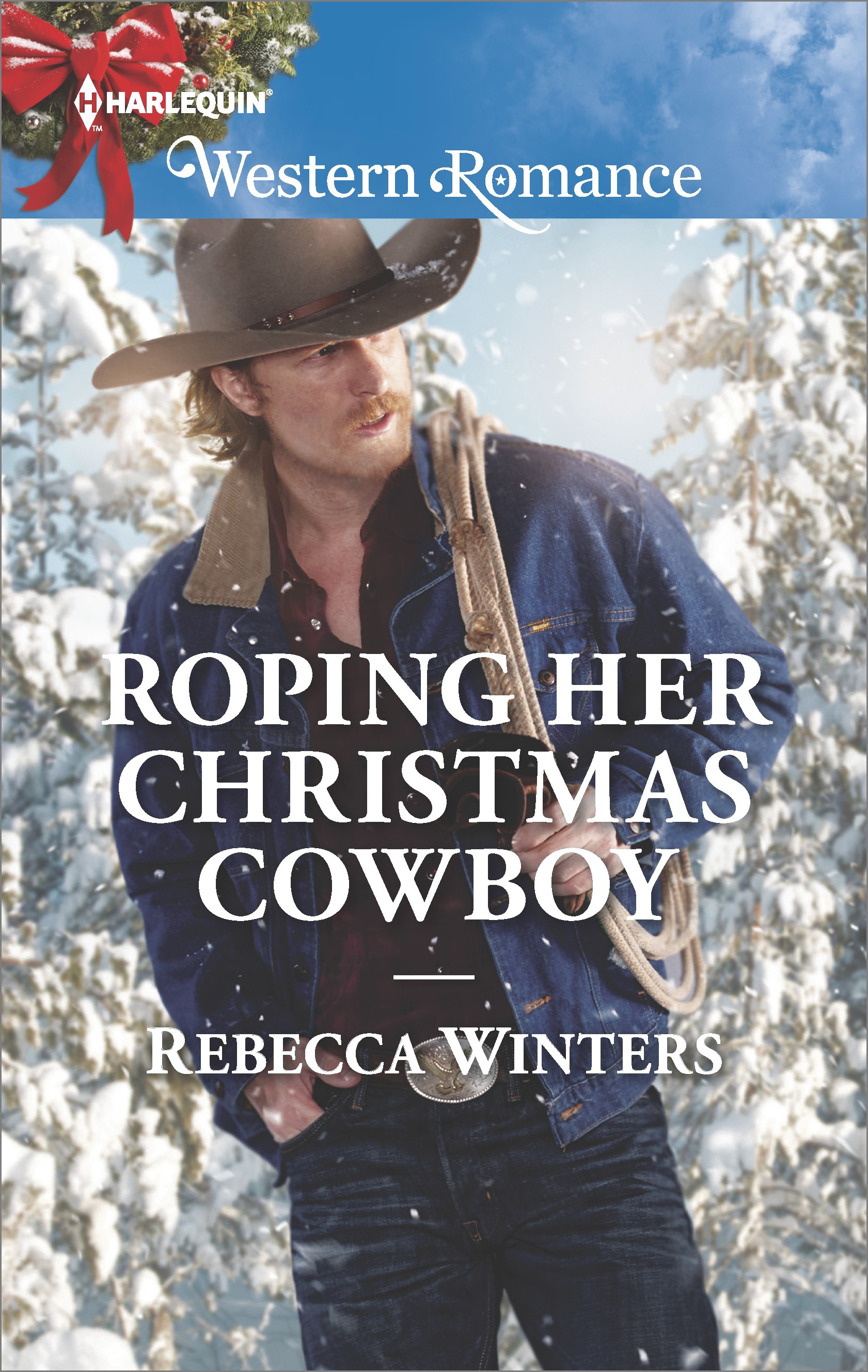 Cover image for Roping Her Christmas Cowboy