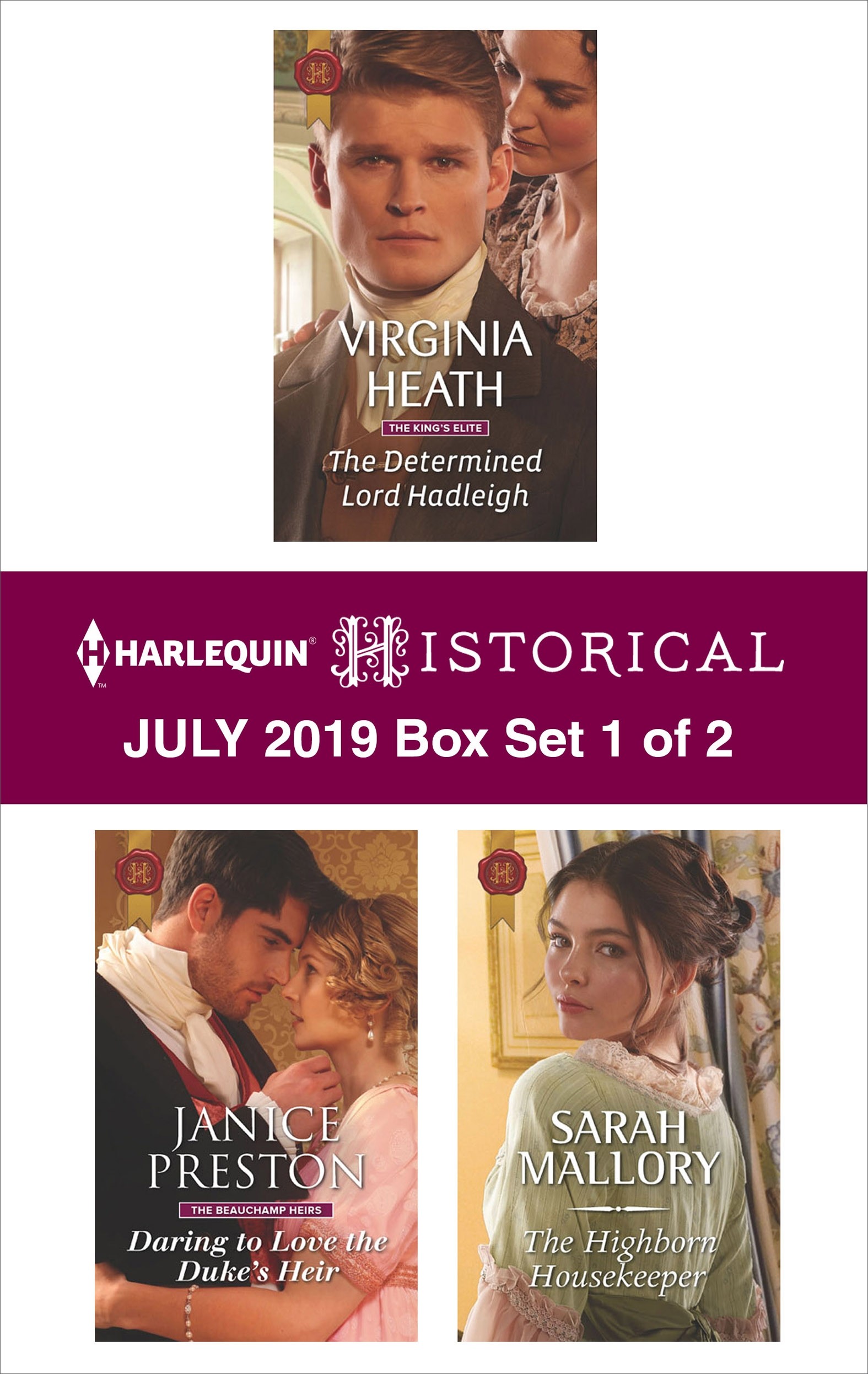 Harlequin Historical July 2019 Box Set 1 of 2 RedShelf