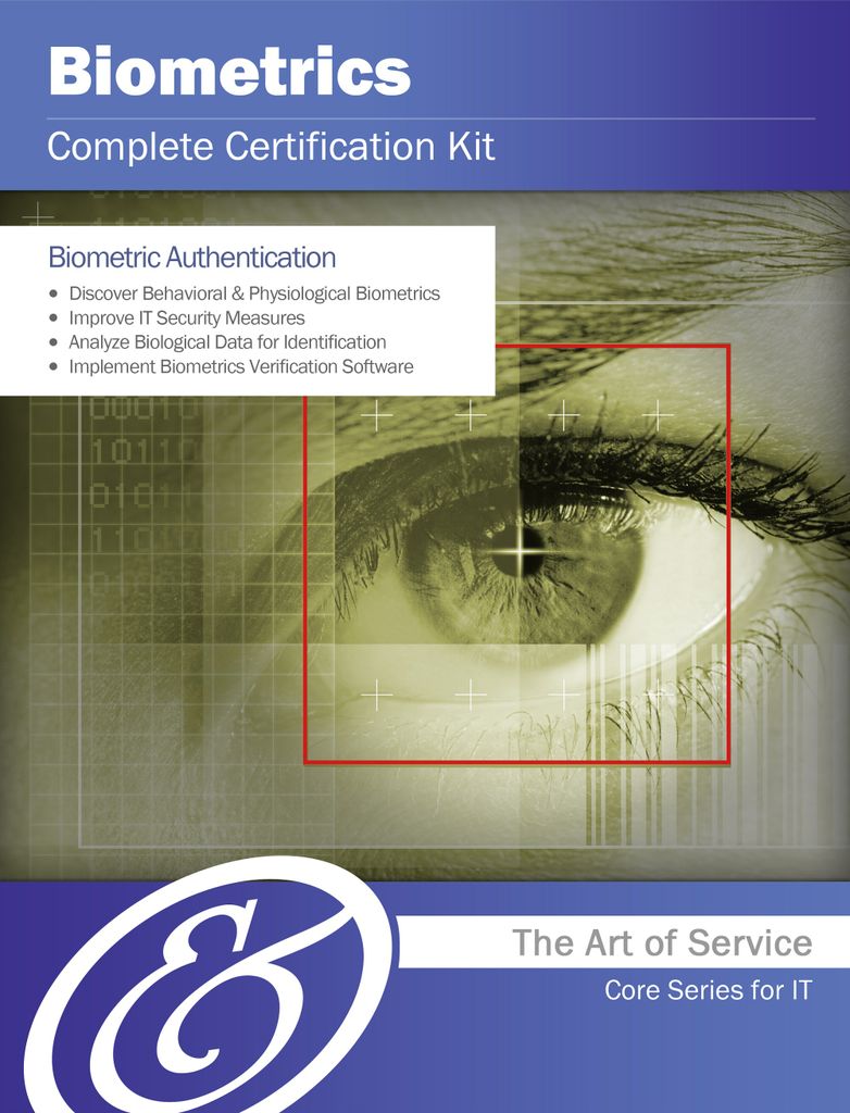 Biometrics Complete Certification Kit - Core Series for IT