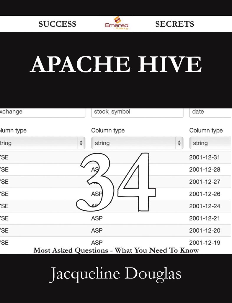 Apache Hive 34 Success Secrets - 34 Most Asked Questions On Apache Hive - What You Need To Know