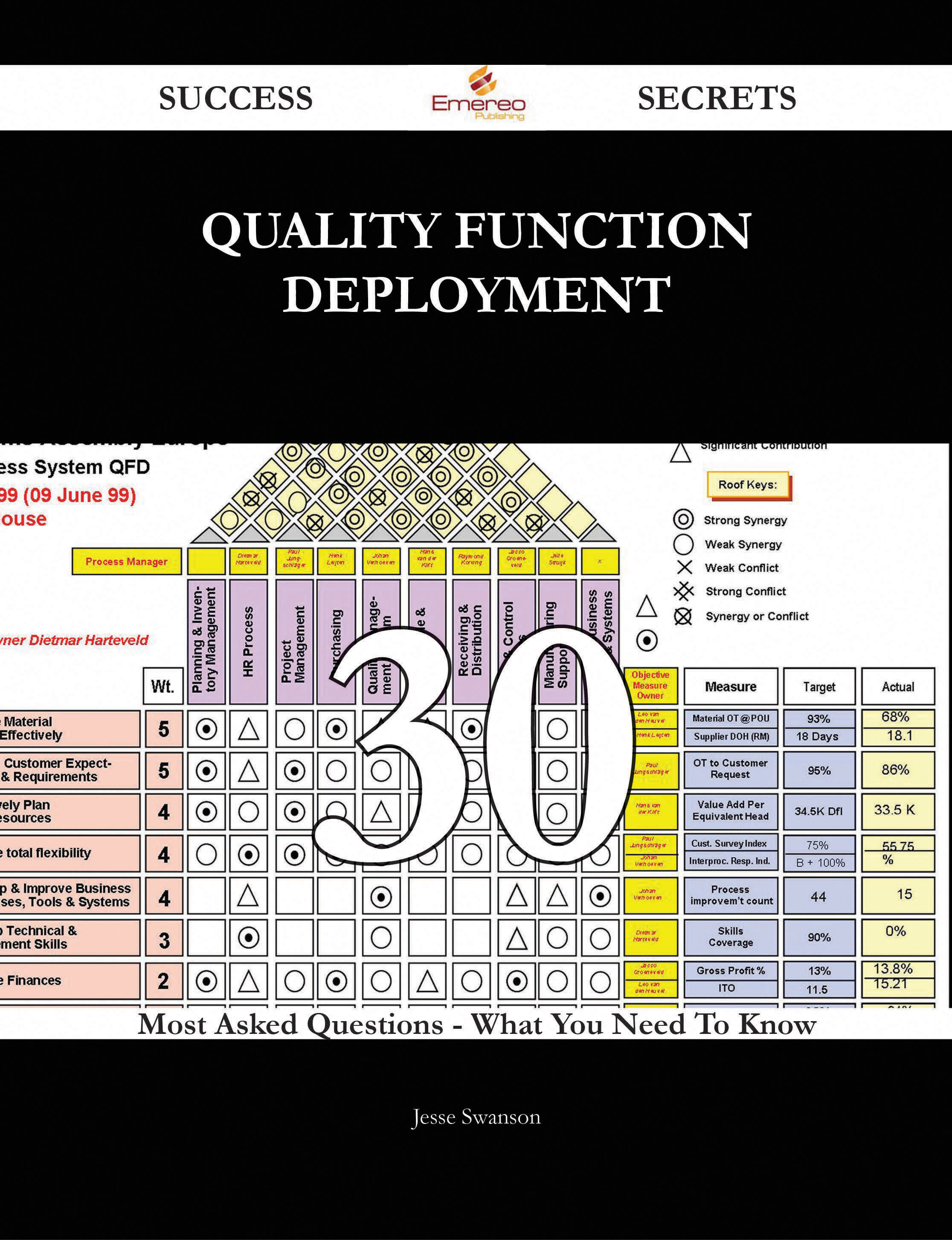 Quality Function Deployment 30 Success Secrets - 30 Most Asked Questions On Quality Function Deployment - What You Need To Know