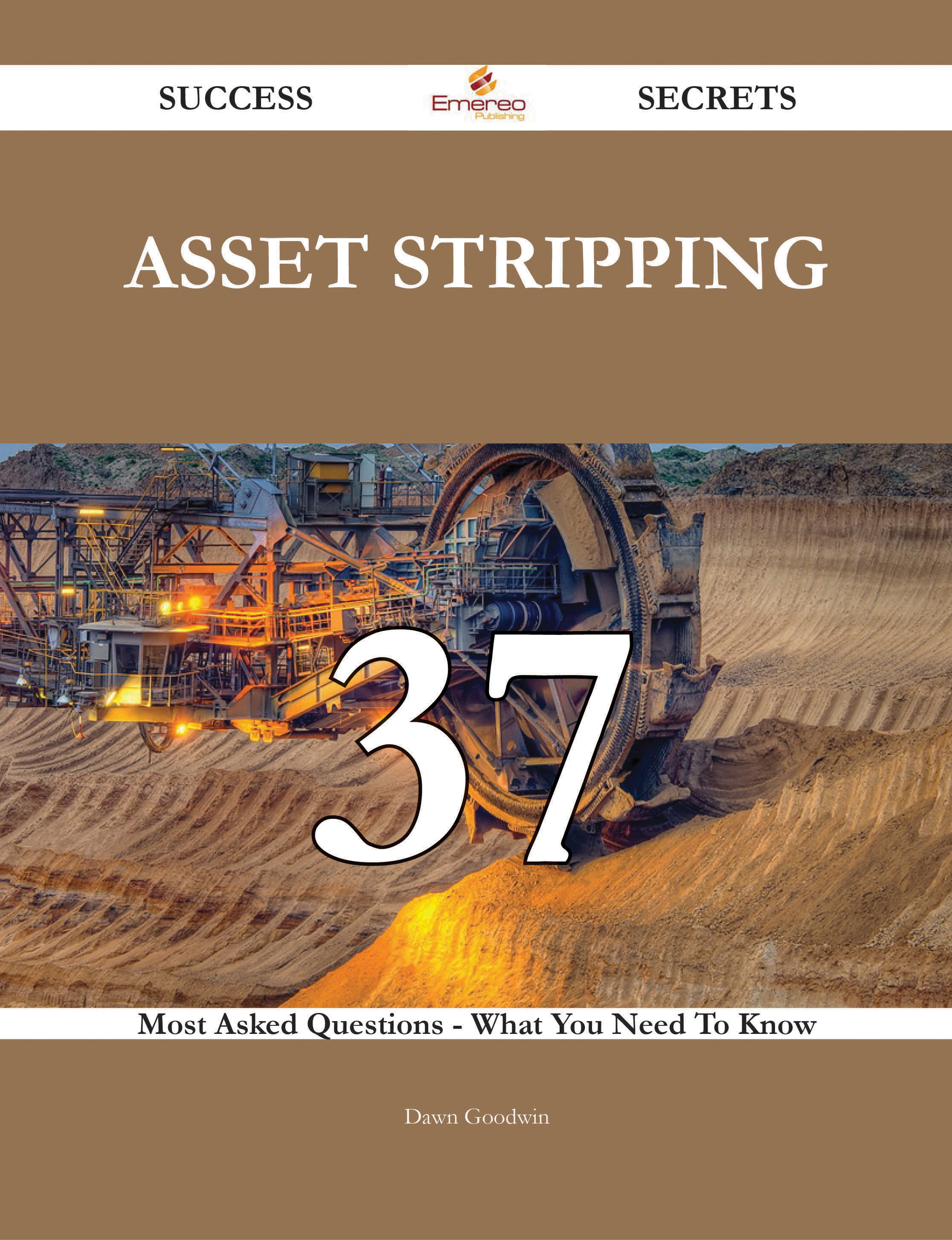 Asset Stripping 37 Success Secrets - 37 Most Asked Questions On Asset Stripping - What You Need To Know