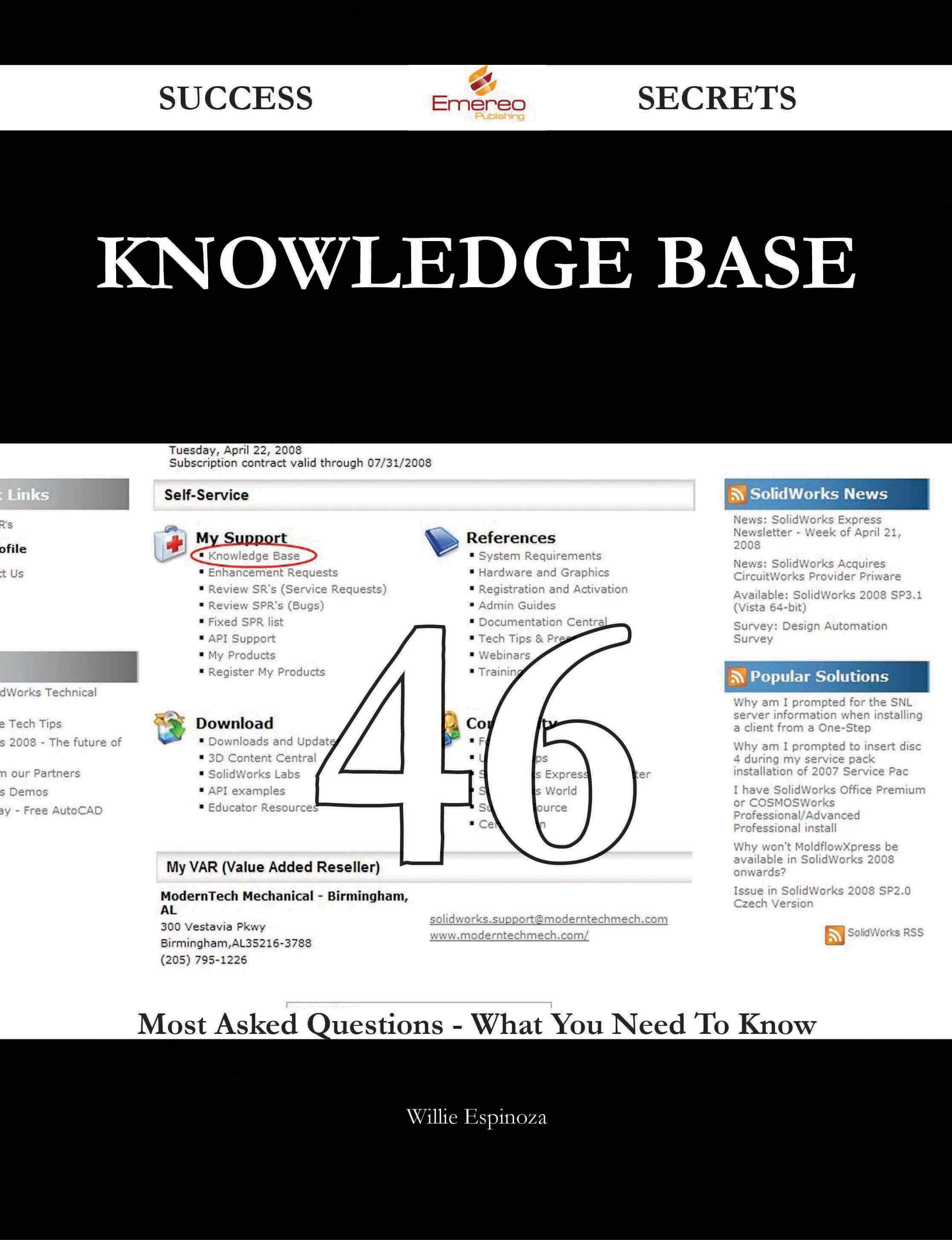 knowledge base 46 Success Secrets - 46 Most Asked Questions On knowledge base - What You Need To Know