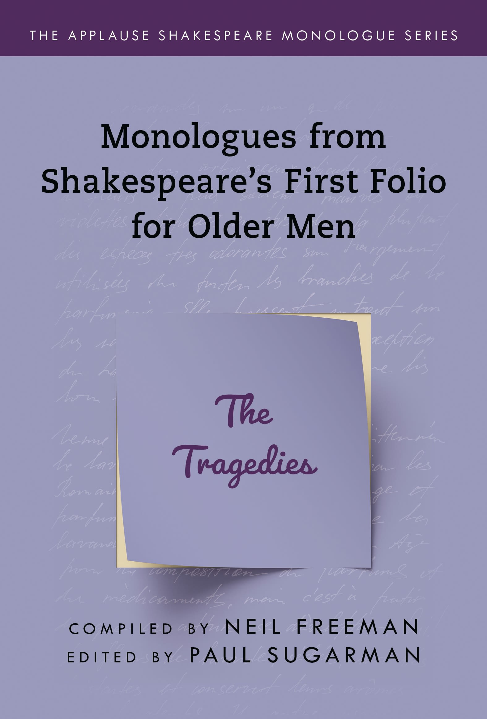 Cover image for Monologues from Shakespeares First Folio for Older Men