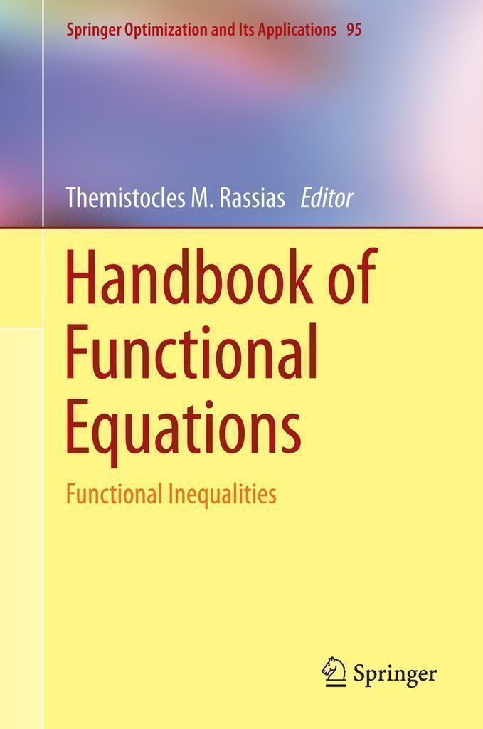 Cover image for Handbook of Functional Equations
