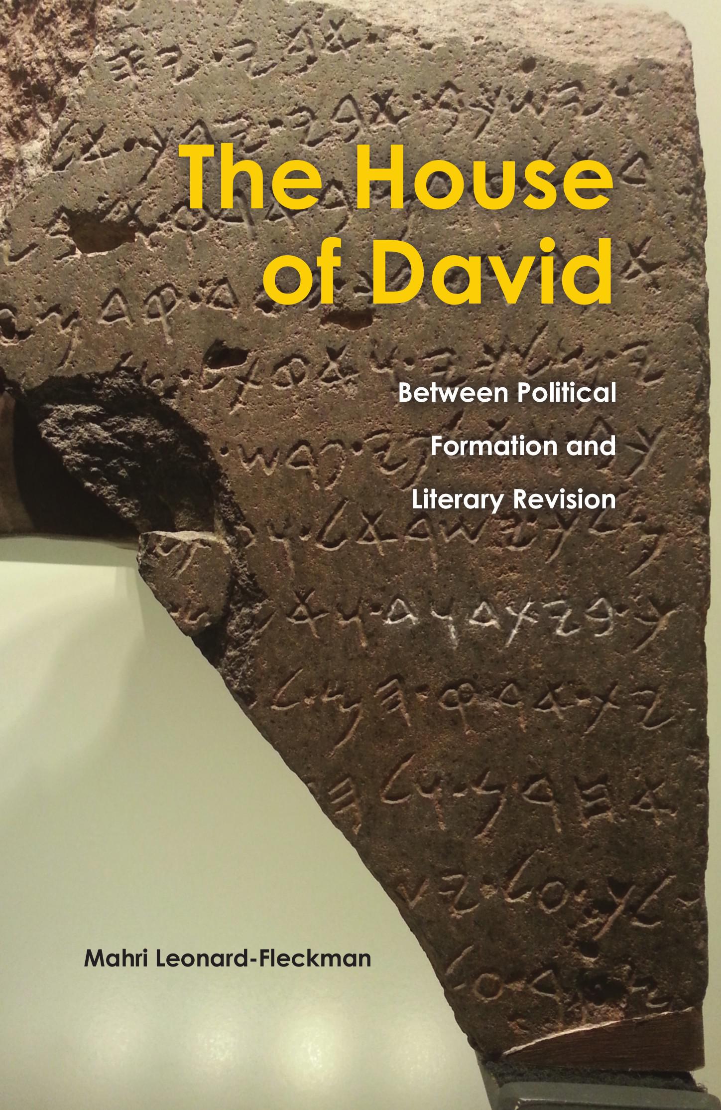 Cover image for The House of David: Between Political Formation and Literary Revision