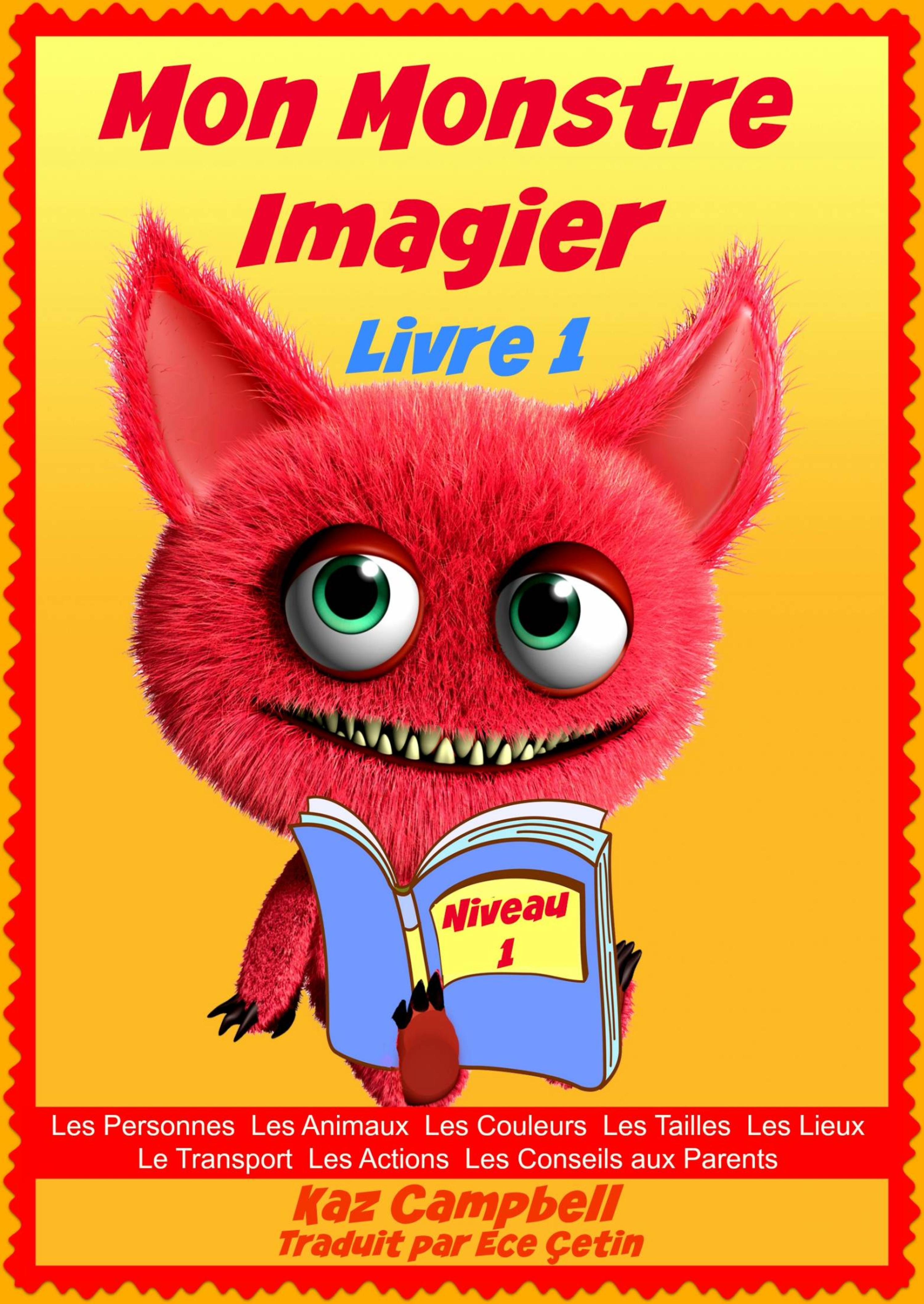 Cover image for Mon Monstre - Imagier - Niveau 1 Livre 1
