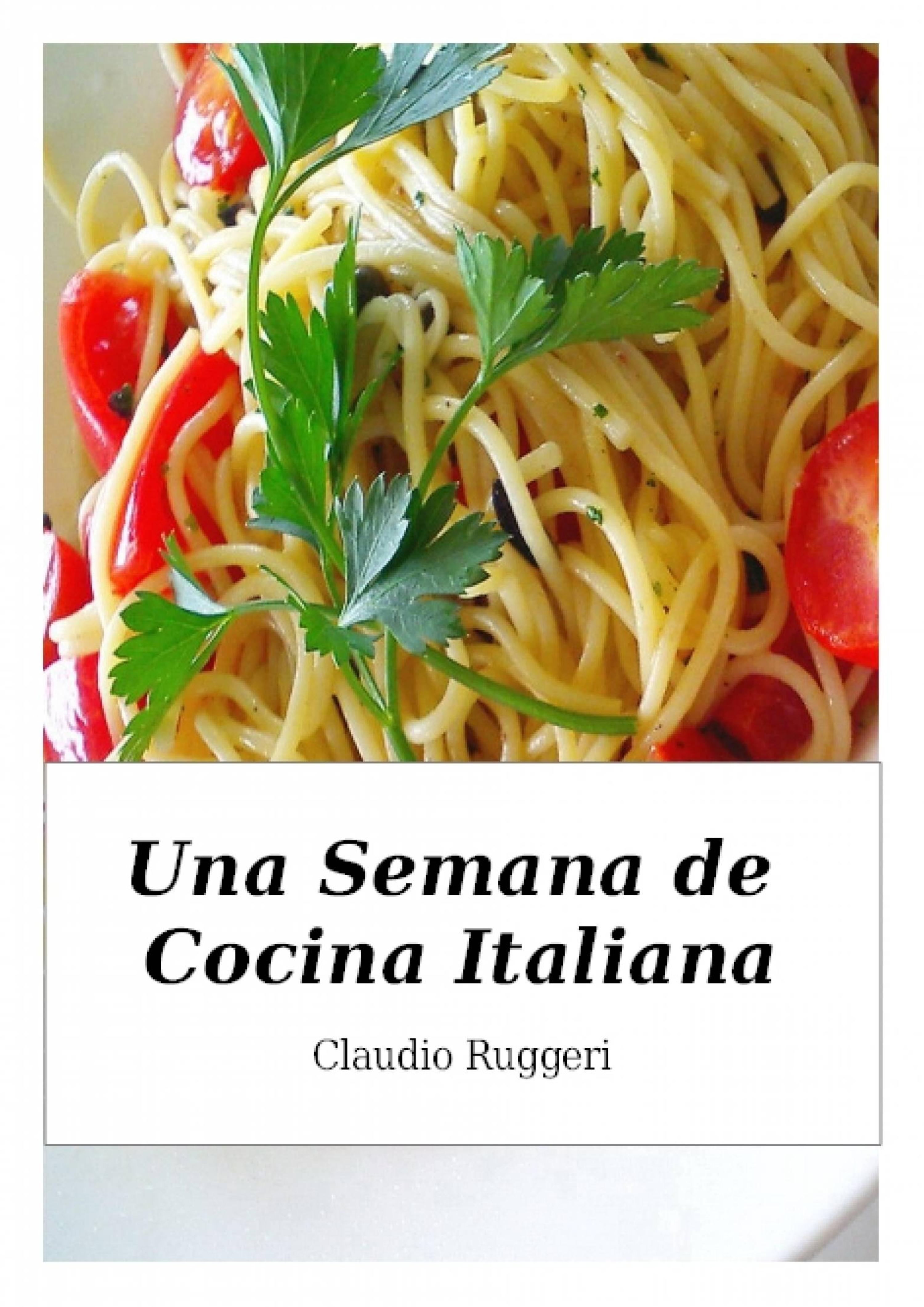 Cover image for Una Semana de Cocina Italiana